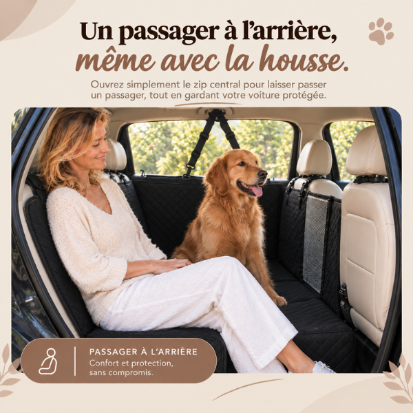 Housse de protection voiture pour chien - BaladeCanin+™ 🐶