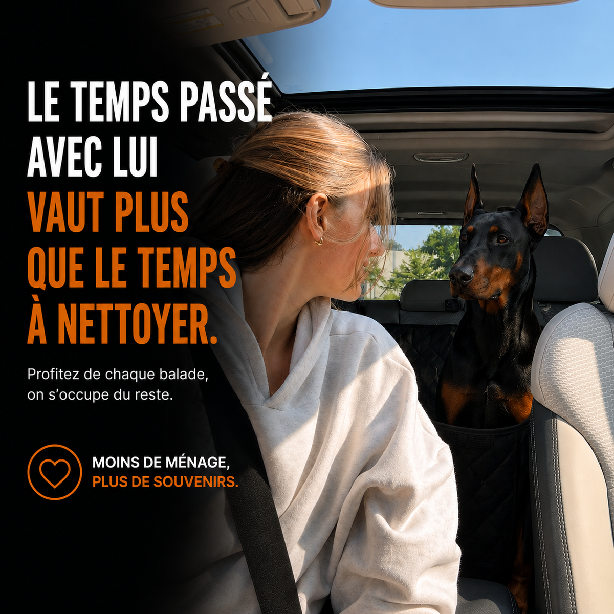 Housse de protection voiture pour chien - BaladeCanin+™ 🐶
