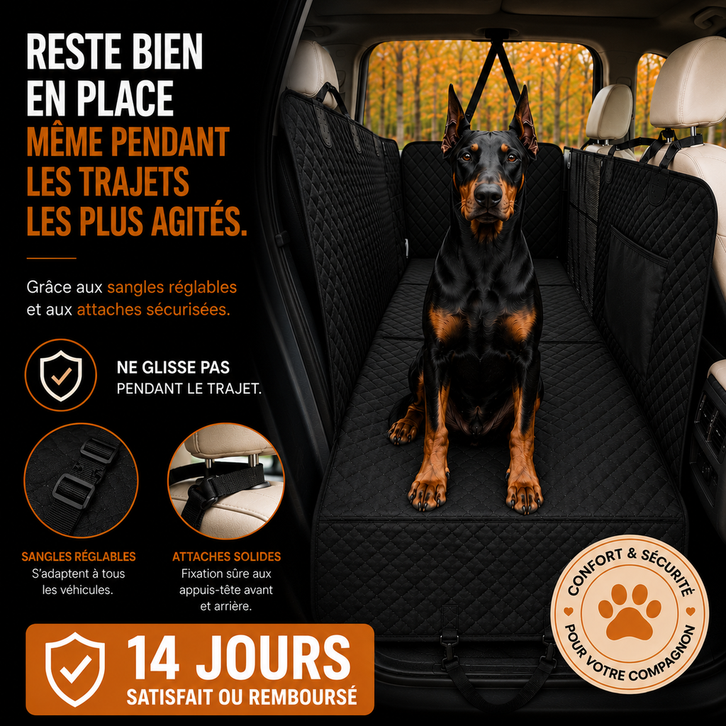 Housse de protection voiture pour chien - BaladeCanin+™ 🐶